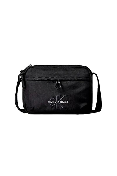 Calvin Klein Bold Logo Nylon Siyah Erkek Çanta