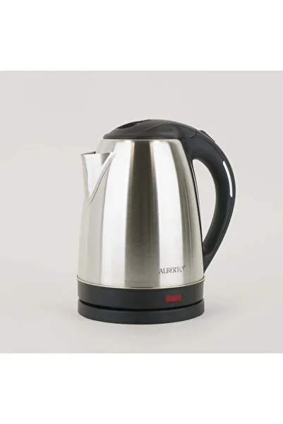 Alberto stainless steel kettle 1500w, 1.8L, black