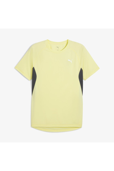 Puma Run Velocity (Poly) Men's Yellow Running T-Shirt