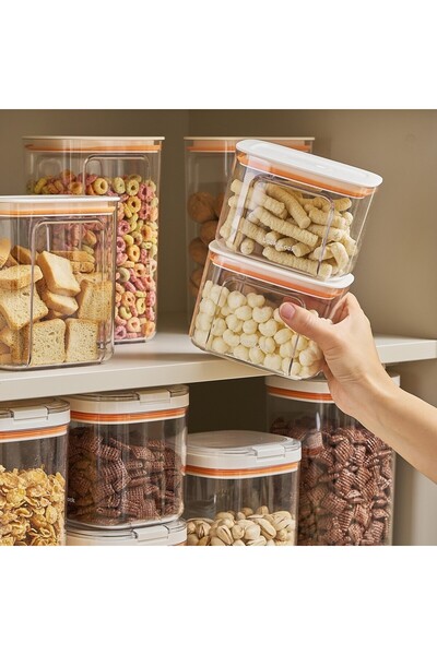 locknlock Easy Grip Canister Rectangle 1.5 L – One-Touch Lid