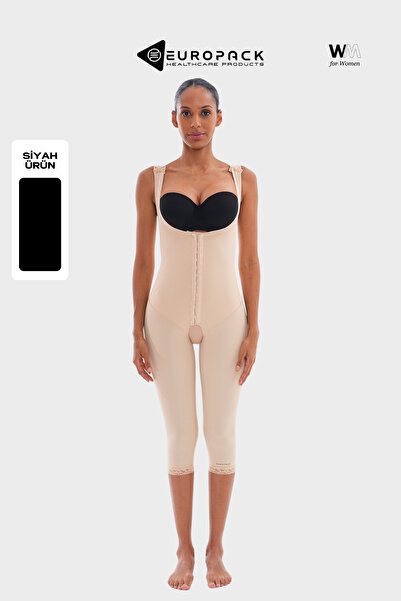 EUROPACK حزام البطن والظهر LP-206 لما بعد العمليات الجراحية - حزام بمشبك على الكتف وطول حتى الكاحل