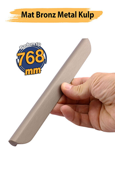 Badem10 Fırat Бронзова металева ручка для шафи 768 мм Кухонна шафа Шафа для в...