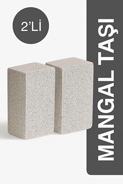 POMEX Mangal Temizlik Taşı - 2'li - Izgara, Döküm ve Yanık Yağ Temizleyici