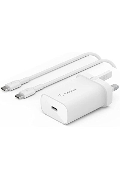 Belkin BoostCharge 25W Wall Charger with PPS, USB-C Power Delivery, Fast Phon...