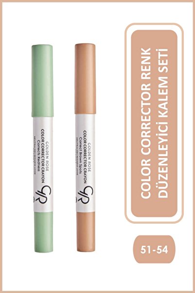 Golden Rose Color Corrector Crayon Renk Düzenleyici Kalem Seti