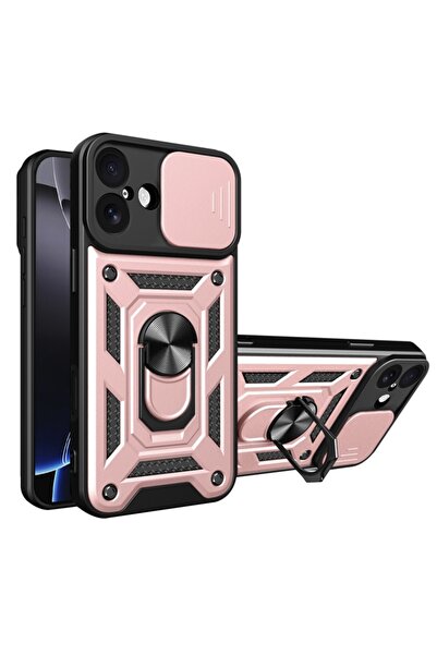 Techsuit Carcasă pentru iPhone 17, CamShield, inel magnetic, set autocolante,...