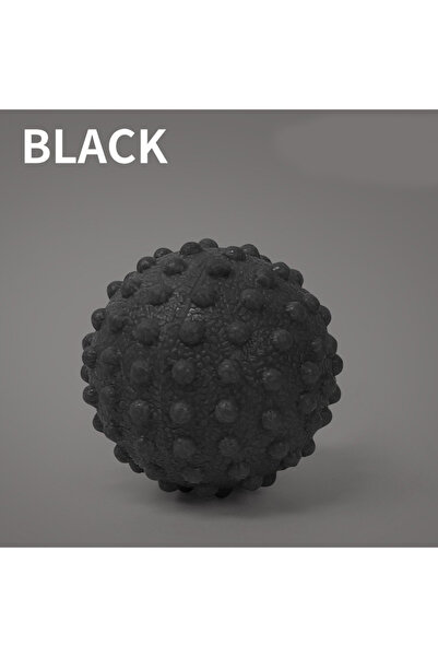 Choice black Fascia Ball Raised Point Massage Ball TPR Posture Master Yoga Ba...