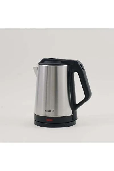 Alberto Stainless Steel Kettle 1500W, 2L, Black