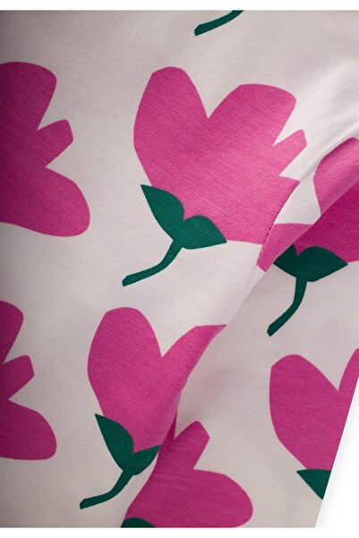 Cigit Desenový pyžamový set 2-10 let, vzor tulipánů