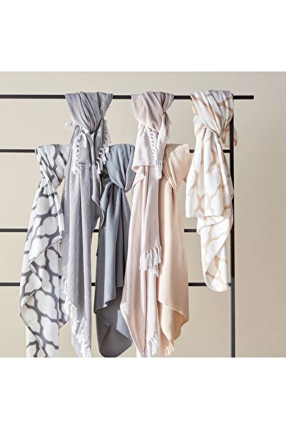 Home Centre Polar 2-Piece Fleece Blanket Set - 120x150 cm