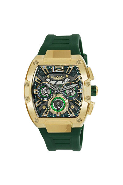 Blade Magnifique Power 3652 G 5 GEE SS & Silicone Strap Multifunction Men's Watch