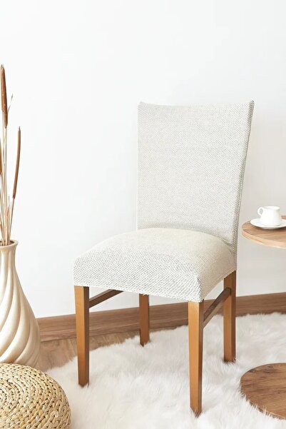 ARMAĞANS HOME JAKARLI 1 ADET ZİNCİR DESEN SANDALYE KILIFI