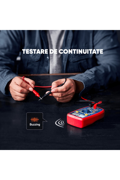 Elindor Digital Multimeter for Voltage, Current, Resistance and Continuity