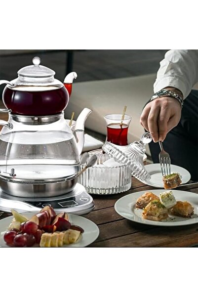 Gulf Dalla Turkish tea and coffee maker, electric glass kettle