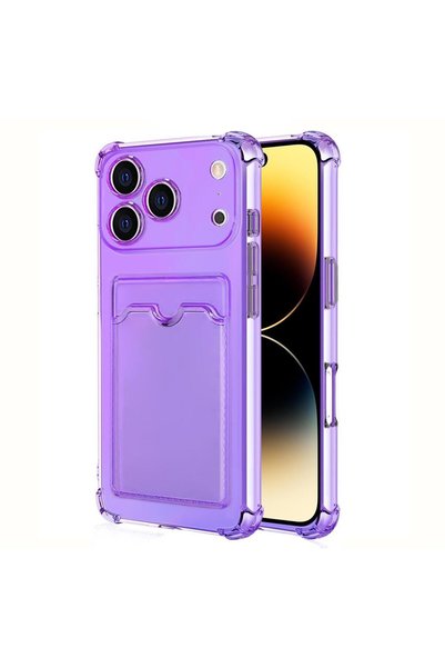 Microsonic Apple iPhone 17 Pro Max Card Slot Shock Case Lilac