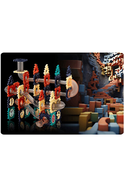 Ricokids Building set with magnetic pieces, develops fine motor skills, exercises hand-eye coordination...