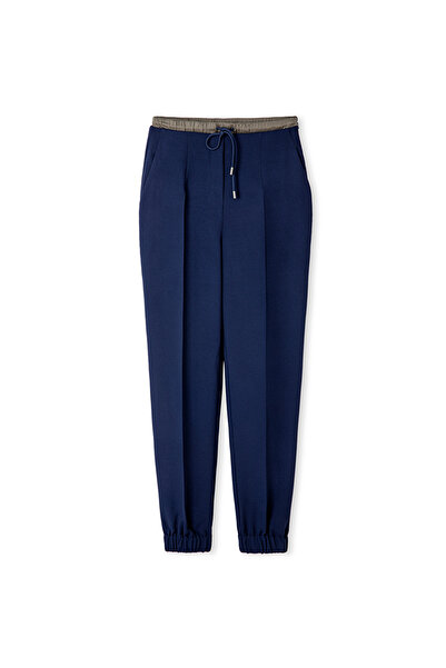 İpekyol Teknik kumaş mix jogger pantolon