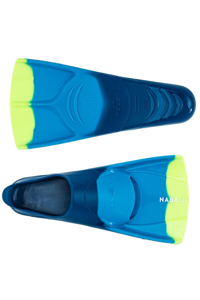 Decathlon Nabaiji Короткі плавальні ласти - Сині/Жовті - Silifin