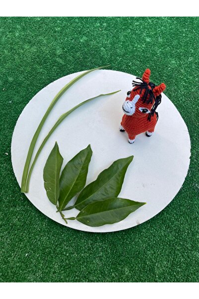 MESASTORE El Yapımı Amigurumi At Oyuncak 12cm