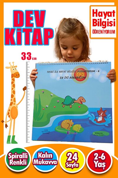 Harika Çocuk Yayınları 2 – 6 Yaş Tosbi ile Hayat Bilgisi Öğreniyorum 6 – En İ...