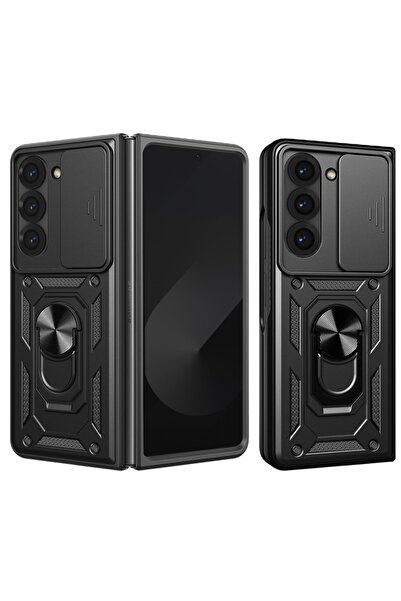 SKYDDAR INNOVATION Husă pentru Samsung Galaxy Z Fold6, CamShield, inel magnet...