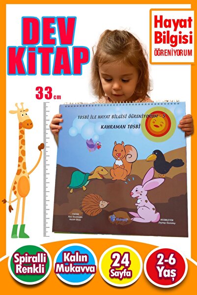 Harika Çocuk Yayınları 2 – 6 Yaş Tosbi ile Hayat Bilgisi Öğreniyorum 5 – Kahr...