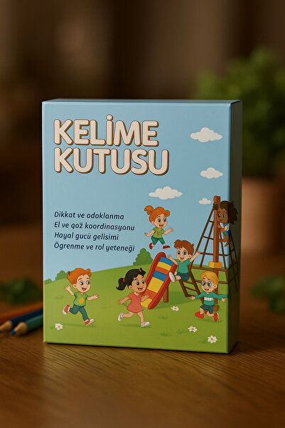 Bundera Kelime Kutusu Eğitici Zeka Oyunu - Harf Eşleştirme, Heceleme, Alfabe, Okuma Seti