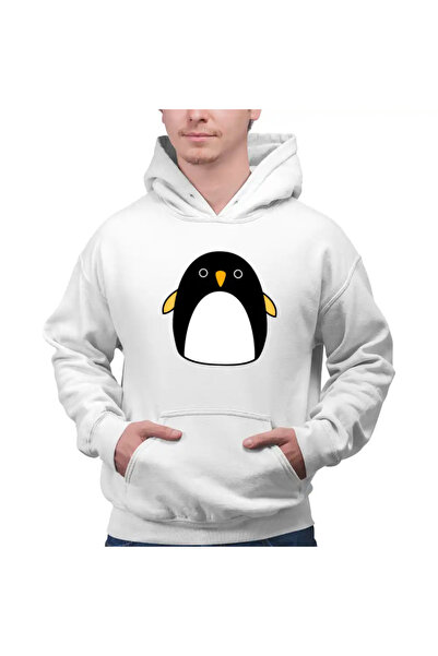 OEM Мъжки суичър с качулка Squishmallows Penguin Antarctica