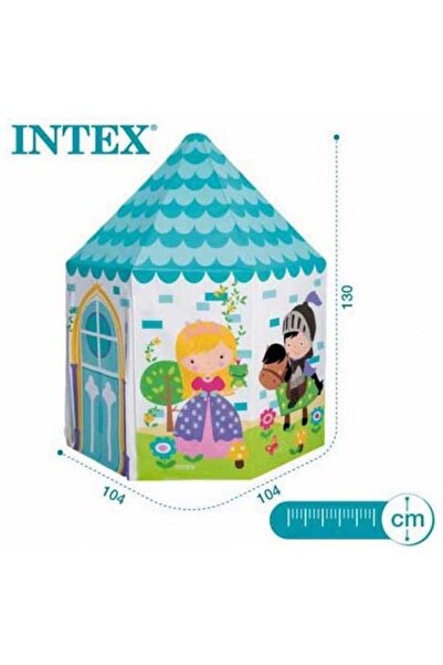 Intex Children's playhouse, easy to assemble, frame with plastic rods, 104 x 104 x130 cm, not...