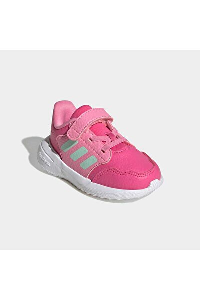 adidas Adidas Girls' Logo Detail Running Shoes with Hook and Loop Closure - Tensaur Run 3.0 EL