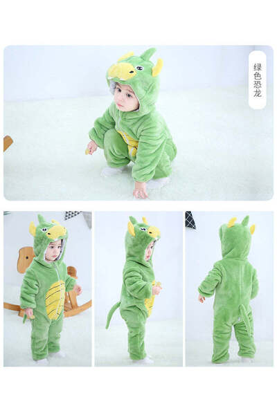 WildFashion Kigurumi pajamas for babies, jumpsuit type, made of soft and fluffy material CLD142-129