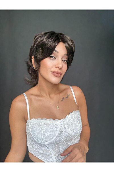 Suzan Peruk Gerçek Saç Dokusunda Tepe kısmı cilt görünümlü Medikal Peruk - Bo...