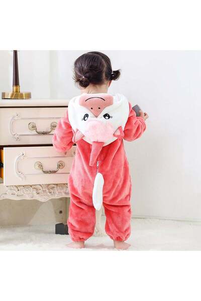 WildFashion Kigurumi pajamas for babies, jumpsuit type, made of soft and fluffy material CLD146-232