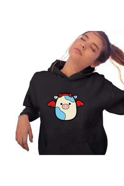 OEM Hanorac Femei Squishmallows Porc Liliac