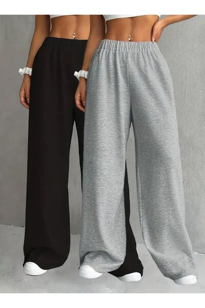 Le Vion ΔΥΟ ΤΕΜΑΧΙΑ ΜΑΥΡΟ-ΓΚΡΙ ΦΑΡΔΙΑ ΦΟΡΜΑΡΙΣΤΙΚΑ ΠΑΝΤΕΛΟΝΙΑ LE VION