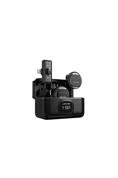 Lenyes LM204-L Akıllı Gürültü Engelleyici Lightning Bağlantılı Kablosuz Yaka ...