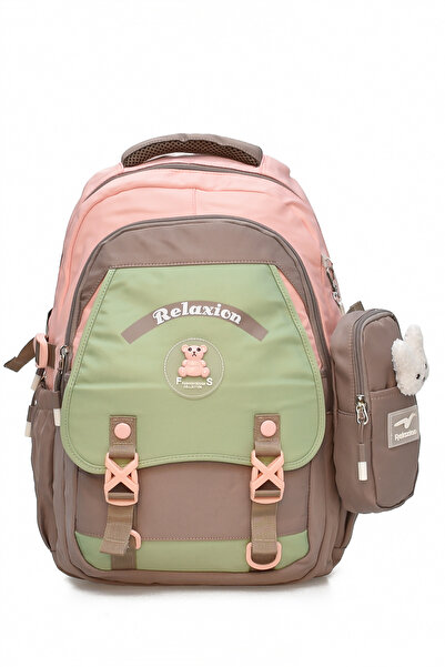 ELATAE Waterproof Fabric Children's Multi-Eye Orthopedic Backpack School Bag 1511