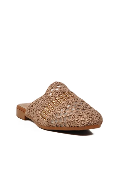 Pierre Cardin Mink Knitwear Lightweight Closed Front Women's Slippers Pc-54712 Z