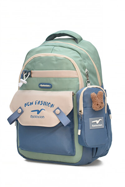 ELATAE Waterproof Fabric Children's Multi-Eye Orthopedic Backpack School Bag 1513