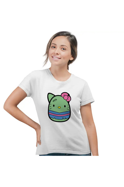 OEM Tricou Femei Squishmallows Pisica Zombie Horror