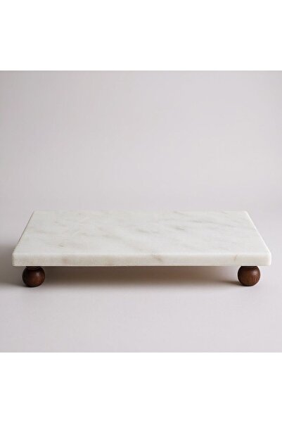 PUDRAM Livor Marble Presentation Plate – Special Design for Kitchen & Tableware (30X15)