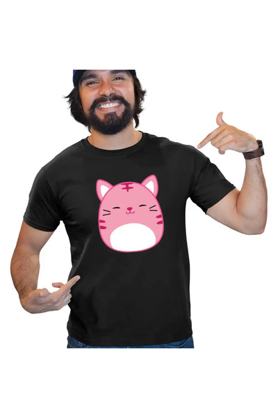 OEM Ανδρικό T-Shirt Squishmallows Adorable Cat