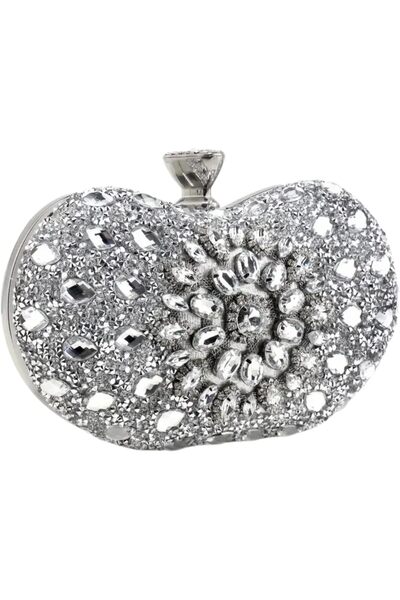 Just Pretty Corner Justpretty Corner Luxury Rhinestone Square Mini Purse – Trendy Designer Evening Bag with Chain Str