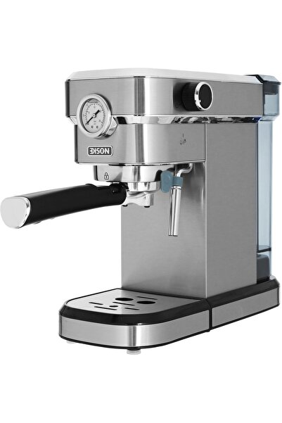Edison Espresso and Coffee Maker, 1350 Watt, 1.1 Liter, SCM-01586 - Silver
