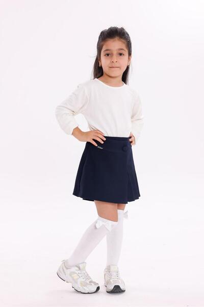 WİENS KİDS Kız Çocuk Okul Şort Etek
