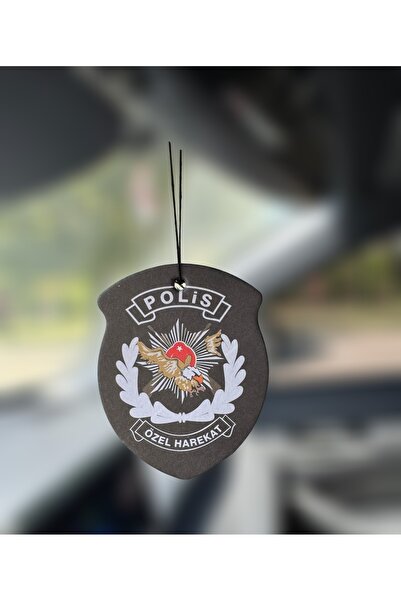 NETAVANTAJ Polis Özel Harekat Armalı Logolu Renkli Araba Araç Kokusu 10 Adet