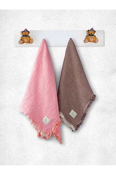 GA Gleam Atelier طقم بطانية موسلين 4 طبقات مكون من قطعتين، بطانية موسلين ناعم...