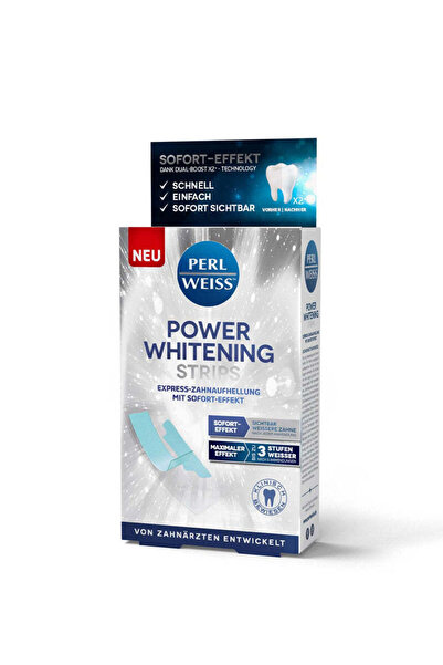 Perl Weiss Tratament albirea dintilor, Perl Weiss, Power Whitening Strips, Benzi albirea dintilor