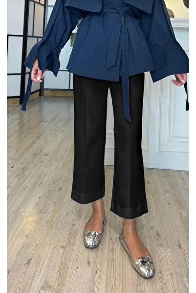 modapark.ist Kadın Önden Dikişli Scuba Pantolon