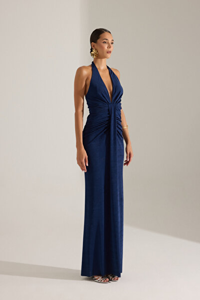 BETTY & SAM JENNY LACİVERT ELBİSE